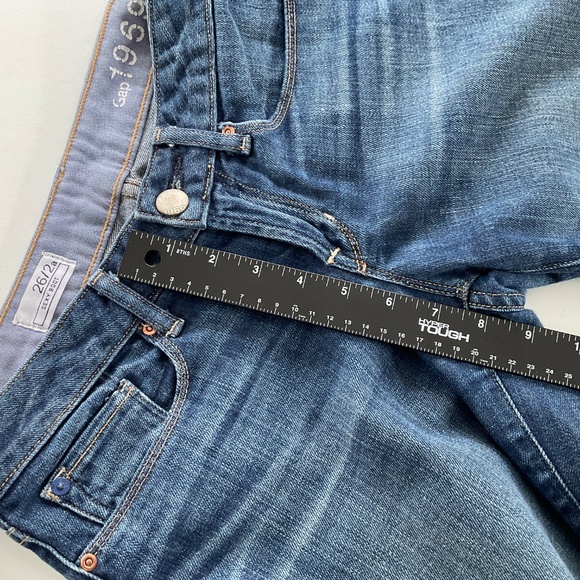 Gap 1969 Women’s Jeans Low Rise Sexy Boot Sz 26/2 Medium Wash Flare Hippie Y2K - Picture 6 of 12